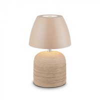 BRILONER Cera stoln� lampa - 2,5W, 200lm, bezdr�tov�, IP44, LED, stm�vateln�, tepl� b�l�, b�ov� 7593011