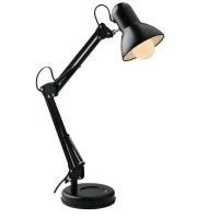 Stoln� lampa s klipem Architteto, 1xE27, 60 x 42 cm, �ern�, kov