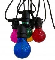 CENTURY LED FIESTA Sv�teln� �et�z s 10 LED ��rovkami barevn� 6W E27 200Lm IP44 CEN FSTACO-062722