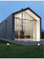 NOVA LUCE venkovn� sloupkov� sv�tidlo STICK tmav� �ed� hlin�k b�l� akryl E27 1x12W 220-240V IP54 bez ��rovky 71371102