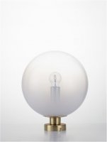 NOVA LUCE stropn� sv�tidlo JIAN mosazn� zlat� kov a b�l� sklo s p�echody E27 1x12W 230V IP20 bez ��rovky 9028839