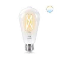 LED ��rovka WiZ Tunable White Filament 8718699787172 E27 ST64 6,7-60W 806lm 2700-6500K, stm�vateln�