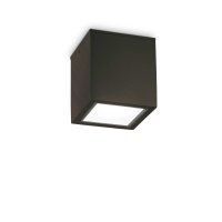 Venkovn� stropn� p�isazen� sv�tidlo Ideal Lux TECHO PL1 BIG NERO 251530 GU10 1x20W IP54 15cm �ern�
