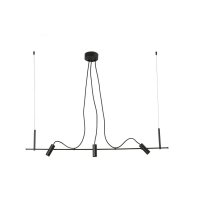 FARO CLAP z�v�sn� sv�tidlo line�rn�, �ern� 3x6W 3000K 38st.