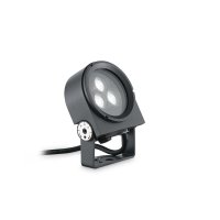 LED Venkovn� reflektor Ideal Lux ULEX 08W SOURCE 261287 8,5W 640lm 3000K IP65 9cm antracitov�