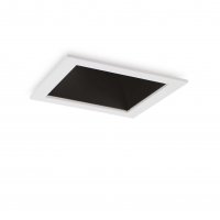 LED Z�pustn� bodov� sv�tidlo Ideal Lux Game Square White Black 192352 11W 850lm 3000K IP20 hranat� b�lo-�ern�