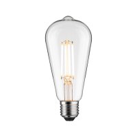 PAULMANN Eco-Line Filament 230V LED ��rovka ST64 E27 4,3W 3000K stm�vateln� �ir�