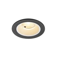 BIG WHITE (SLV) NUMINOS S Stropn� vestavn� sv�tidlo, 3000 K, 40�, IP20, kulat�, �ern� / b�l� 1009455