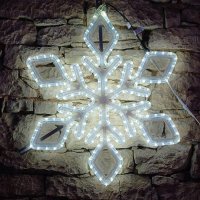 DecoLED LED sv�teln� vlo�ka IX, z�v�sn� 3D tisk, pr. 72 cm, ledov� b�l�