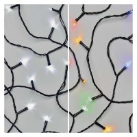EMOS LED v�no�n� �et�z 2v1, 10 m, venkovn� i vnit�n�, studen� b�l�/multicolor, programy D4AJ01