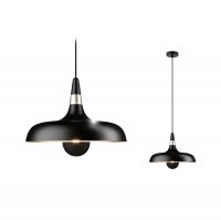 PAULMANN Z�v�sn� sv�tidlo Juna E27 max. 20W �ern� mat/�ampa� stm�vateln� kov