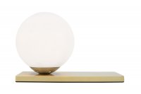 Nova Luce Stoln� lampi�ka Juliet v kombinaci op�lov�ho skla a elegantn� mosazi NV 9012922