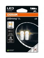OSRAM LED W5W LEDriving SL Amber 12V blistr 2ks 2827DYP-2BL OSRAM LED W5W LEDriving SL Amber 12V blistr 2ks 2827DYP-2BL