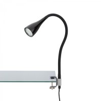 BRILONER Flexibiln� sv�tidlo se svorkou 60 cm 1xGU10 3W 250lm �ern� BRI 2762-015P