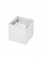 NOVA LUCE venkovn� n�st�nn� sv�tidlo EPIC b�l� hlin�k LED 2x10W 3000K 220-240V nastaviteln� �hel 0-90st. IP54 9136175