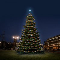 LED světelná sada na stromy vysoké 12-14m, barevná LED světelná sada na stromy vysoké 12-14m, barevná