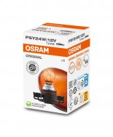 OSRAM PSY24W 12V 24W PG20-4 Original Line Amber 1ks 2503A OSRAM PSY24W 12V 24W PG20-4 Original Line Amber 1ks 2503A