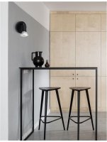 NOVA LUCE bodov� sv�tidlo LUP sat�nov� �ern� kov GU10 1x5W 230V IP20 bez ��rovky 960005