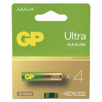 EMOS Alkalick� baterie GP Ultra AAA (LR03), 4 ks B02114