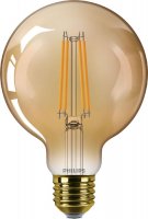 Philips LED filament ��rovka E27 G95 3,1W (25W) 250lm 1800K nestm�vateln�, jantarov�