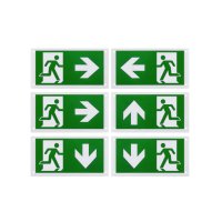 BIG WHITE (SLV) P-LIGHT sada 6 ks, f�lie s piktogramem, �: 15, 5 v: 30 cm, zelen� 1010497