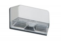 BRILONER LED sv�tidlo na baterie s �idlem 9 cm 2x0,06W 6lm st��brn� BRI 2277-021