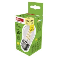 EMOS LED ��rovka Filament Mini Globe / E27 / 1,8 W (25 W) / 250 lm / tepl� b�l� ZF6D02