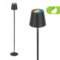 BRILONER Coloris RGBW LED stojanov� bezdr�tov� lampa, stm�vateln�, dotykov� vyp�na�, antracit 1507015