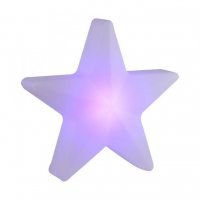 JUST LIGHT LED bateriov� sv�tidlo AKKU-STAR, b�l�, velk�, venkovn� IP44, nab�jec� p�es USB RGB/6000K