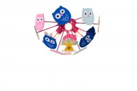 Rabalux dětské stropní svítidlo Birdy E14 3x MAX 40W vícebarevná 6389 Rabalux dětské stropní svítidlo Birdy E14 3x MAX 40W vícebarevná 6389