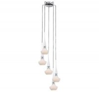 AZzardo TASOS závěsné svítidlo 5x E14 25W bez zdroje 43cm IP20, bílé AZzardo TASOS závěsné svítidlo 5x E14 25W bez zdroje 43cm IP20, bílé