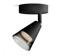 Philips Cleft bodov� sv�tidlo 1x GU10 5W bez zdroje 13cm IP20, �ern�