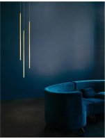 NOVA LUCE závěsné svítidlo ELETTRA mosazný zlatý hliník LED 5W 230V 3000K IP20 9088104 NOVA LUCE závěsné svítidlo ELETTRA mosazný zlatý hliník LED 5W 230V 3000K IP20 9088104