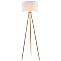 BRILONER Textiln� stojac� sv�tidlo pr. 45,5 cm 1x E27 60W b�l� BRILO 1379-016