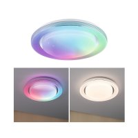 PAULMANN LED stropn� sv�tidlo Rainbow efekt duhy RGBW 230V 22W chrom/b�l�
