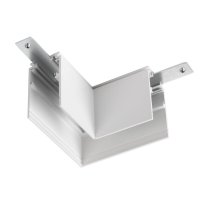 BIG WHITE (SLV) L-spojka mechanick� 48 V TRACK, pro n�stavbovou li�tu hlub., vpravo, b�l� 1006584