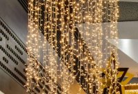 DecoLED Interi�rov� LED sv�teln� z�clona - 1x1,5m, teple b�l�, 150 diod