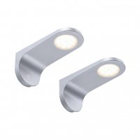 PAUL NEUHAUS LED skříňková svítidla 2ks sada stříbrná s funkcí stmívání 2700K PAUL NEUHAUS LED skříňková svítidla 2ks sada stříbrná s funkcí stmívání 2700K