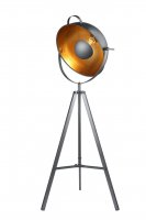 AZzardo vintage stojací lampa Toma černá / zlatá E27 AZ2379 AZzardo vintage stojací lampa Toma černá / zlatá E27 AZ2379