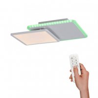 LEUCHTEN DIREKT is JUST LIGHT LED stropní svítidlo, bílé, stmívatelné, dálkový ovladač, paměť 2700-5000K LEUCHTEN DIREKT is JUST LIGHT LED stropní svítidlo, bílé, stmívatelné, dálkový ovladač, paměť 2700-5000K
