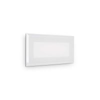LED Venkovn� n�st�nn� z�pustn� sv�tidlo Ideal Lux INDIO RECESSED 08W 255804 8W 1170lm 3000K IP65 19cm b�l�