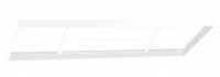 CENTURY R�m pro povrchovou mont� LED panelu 30x120 celistv� r�m b�l�