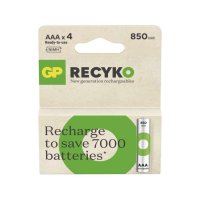 EMOS Nab�jec� baterie GP ReCyko 850 AAA (HR03), 4 ks B25184