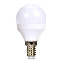 Solight LED ��rovka, miniglobe, 8W, E14, 3000K, 720lm, b�l� proveden� WZ425-1
