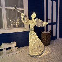 DecoLED Sv�teln� and�l 122cm, teple b�l�