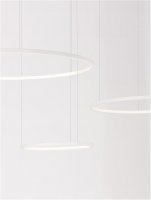 NOVA LUCE z�v�sn� sv�tidlo PURPLE b�l� nerez ocel a silikon LED 84W stm�vateln� 9210313