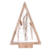 Solight LED d�ev�n� v�no�n� dekorace, zasn�en� zimn� kv�tiny, 37cm, 2x AA 1V267