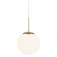 NORDLUX závěsné svítídlo Grant 25 25W E27 mosaz opál 2010563035 NORDLUX závěsné svítídlo Grant 25 25W E27 mosaz opál 2010563035
