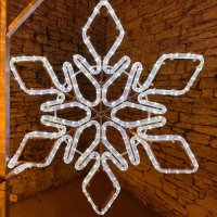 DecoLED LED sv�teln� motiv VO vlo�ka, ledov� b�l�, pr. 60 cm