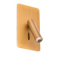 FARO SUAU LED zapuštěné nástěnné svítidlo, bronzová FARO SUAU LED zapuštěné nástěnné svítidlo, bronzová